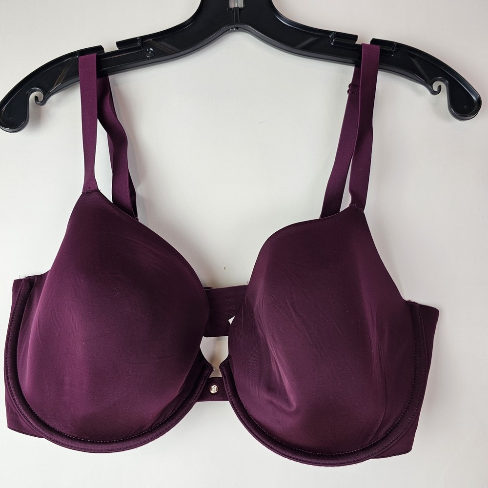 Victoria's Secret Bra 38DDD Lined Demi Underwire Purple
